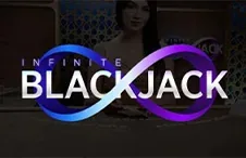 Infinite Blackjack live table by Evolution Gaming at Nice88 Asia