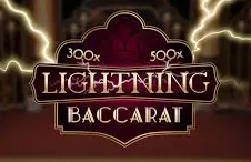 Lightning Baccarat live with boosted payouts by Evolution Gaming