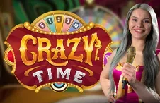 Crazy Time live game show with four bonus games